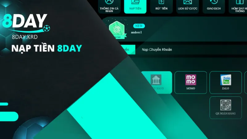 Các bước nạp tiền bằng ví điện tử